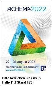 Logo Messe ACHEMA 2022 Frankfurt